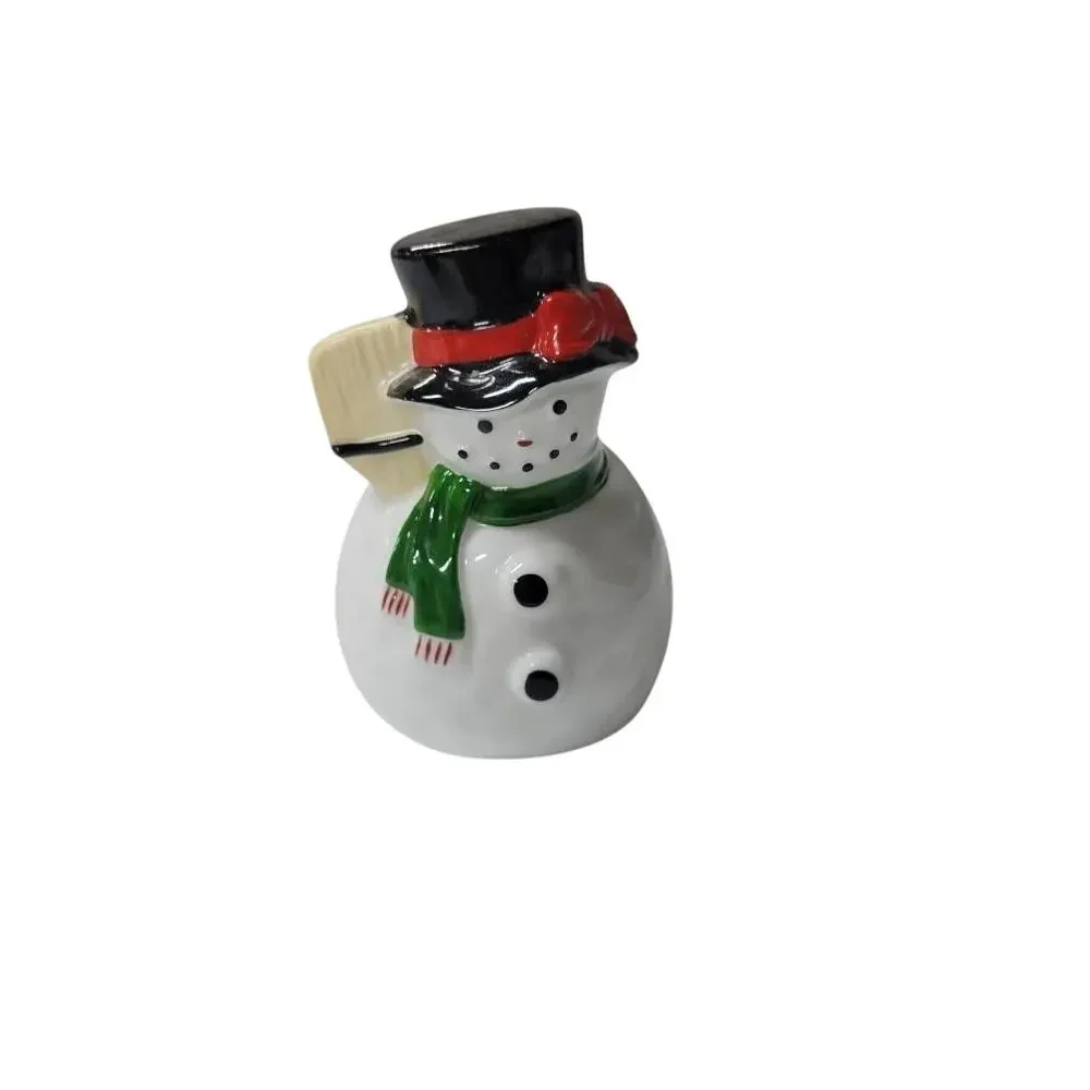 ⛄ Vintage Snowman Plug-In Night Light Lampholder Made in Taiwan Xmas Decor